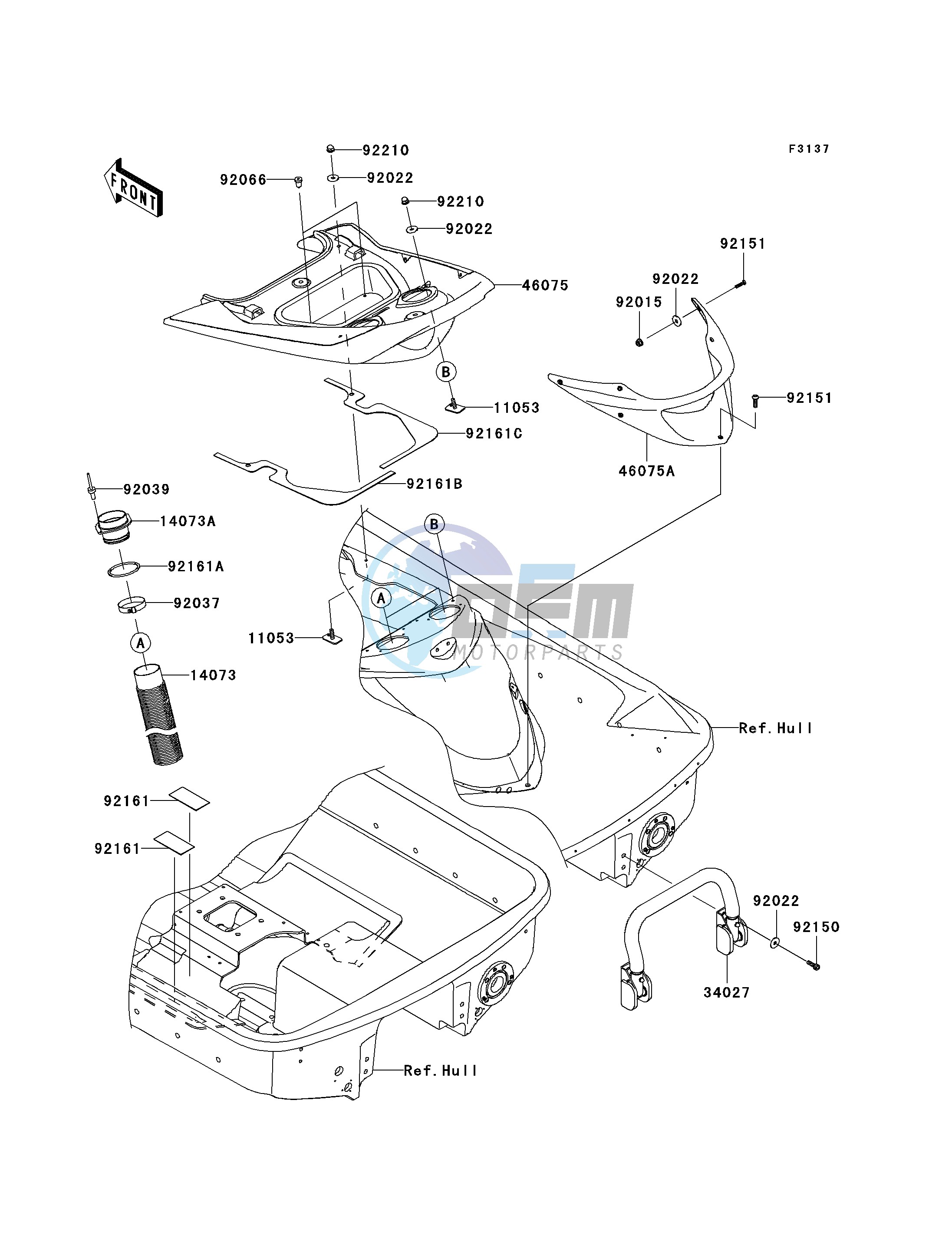 HULL REAR FITTINGS