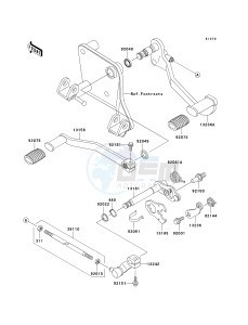 VN 800 C [VULCAN 800 DRIFTER] (C1 CAN ONLY-C2) [VULCAN 800 DRIFTER] drawing GEAR CHANGE MECHANISM