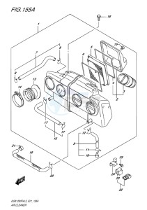 GSX-1250F ABS EU drawing AIR CLEANER