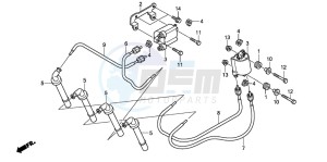 CBF1000S drawing IGNITION COIL