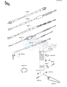 KL 250 C [KLR250] (C1-C2) [KLR250] drawing CABLES