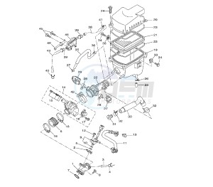 YZF R 125 drawing INTAKE