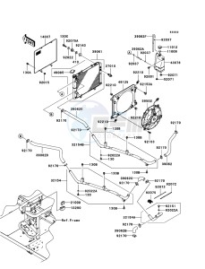 MULE 3010 TRANS 4x4 DIESEL KAF950E8F EU drawing Radiator