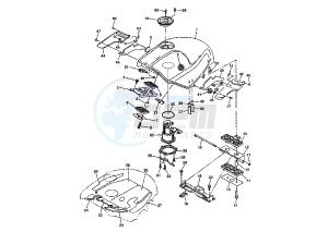 FJR 1300 drawing FUEL TANK MY03