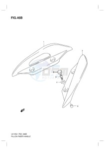 UH125 BURGMAN EU drawing PILLION RIDER HANDLE (MODEL RACING P19)