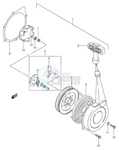 LT-F300 (E24) drawing RECOIL STARTER