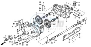 TRX300FW FOURTRAX drawing FRONT DRIVESHAFT (TRX300FW)