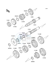 KX65 KX65A7F EU drawing Transmission