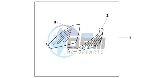 PANNIER SCUFF PAD SET B