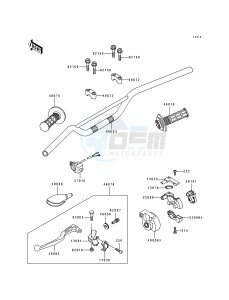 KX 80 R T [KX80] (R4-T4 BIG WHEEL R5) [KX 80 BIG WHEEL] drawing HANDLEBAR