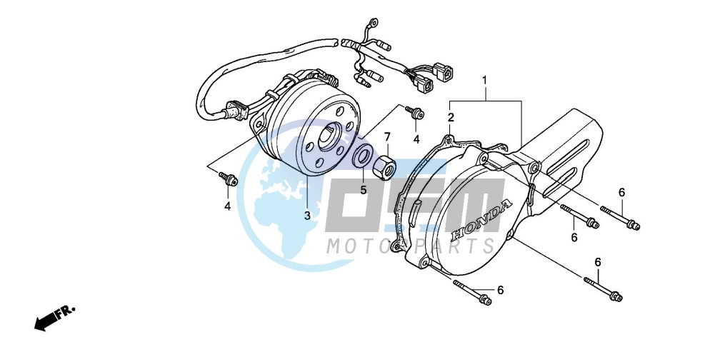 LEFT CRANKCASE COVER