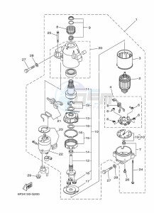 FL250AETU drawing STARTER-MOTOR