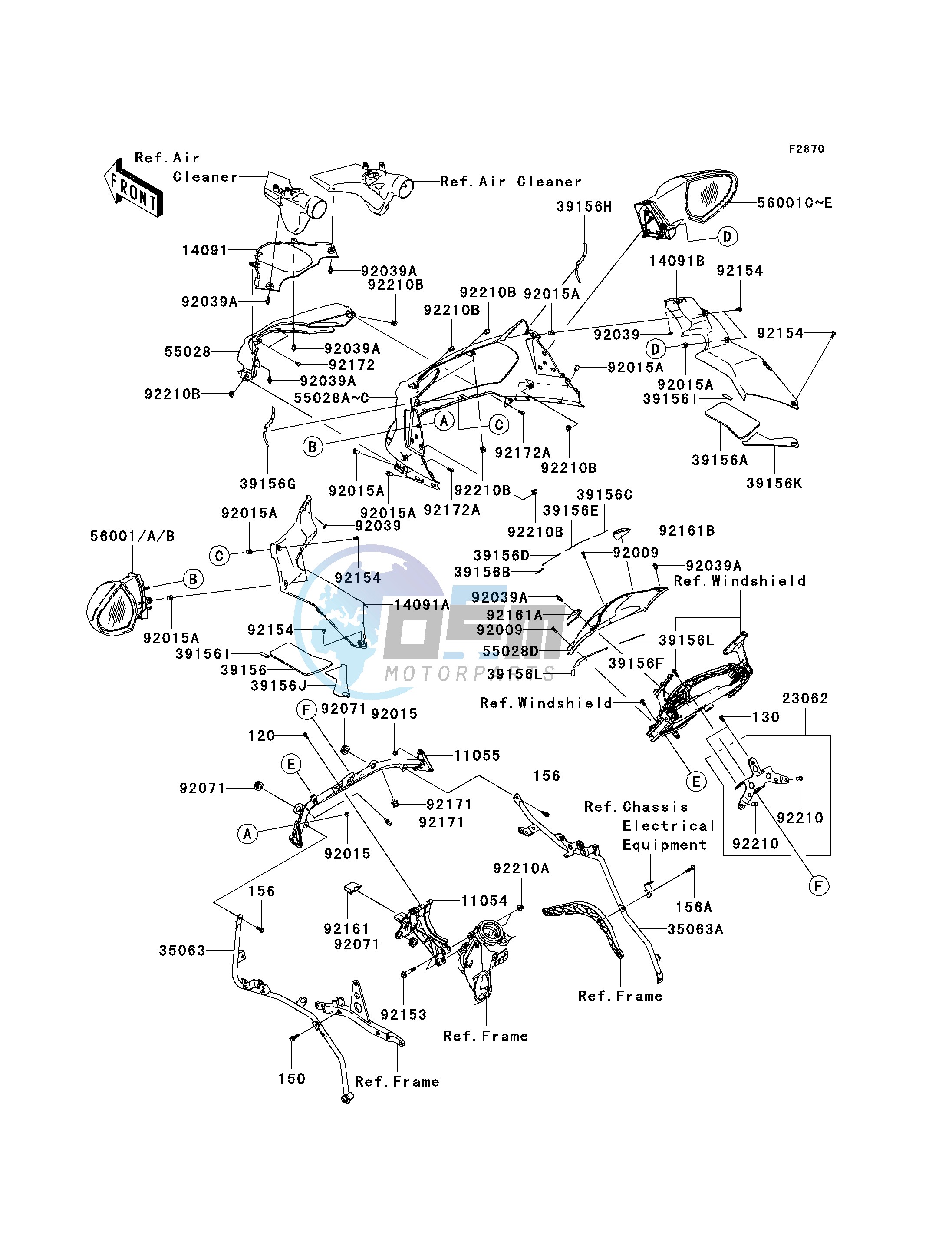 COWLING -- UPPER- -