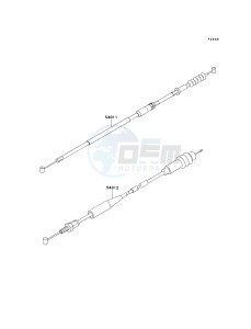 KX 125 M (M1) drawing CABLES