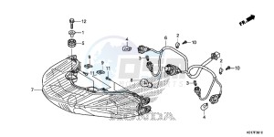 SH125D SH125i UK - (E) drawing REAR COMBINATION LIGHT