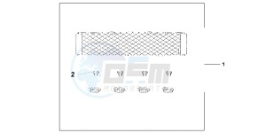 GL1800D GoldWing - GL1800-D UK - (E) drawing TRAVEL NET