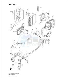 VLR1800 drawing ELECTRICAL (VLR1800TL1 E19)