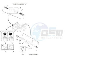 YFM700FWB KODIAK 700 (B6KJ) drawing WVTA Lighting