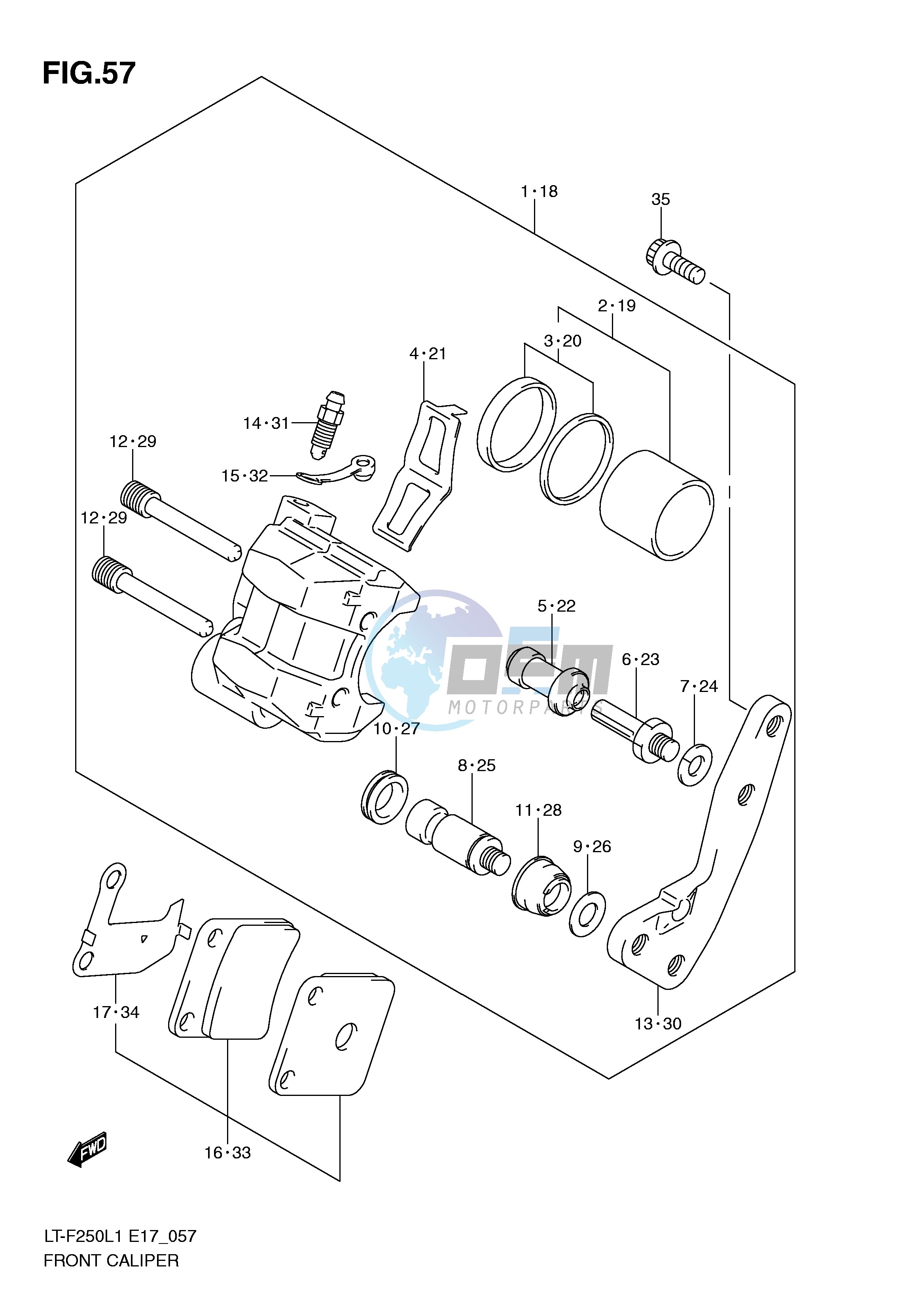 FRONT CALIPER