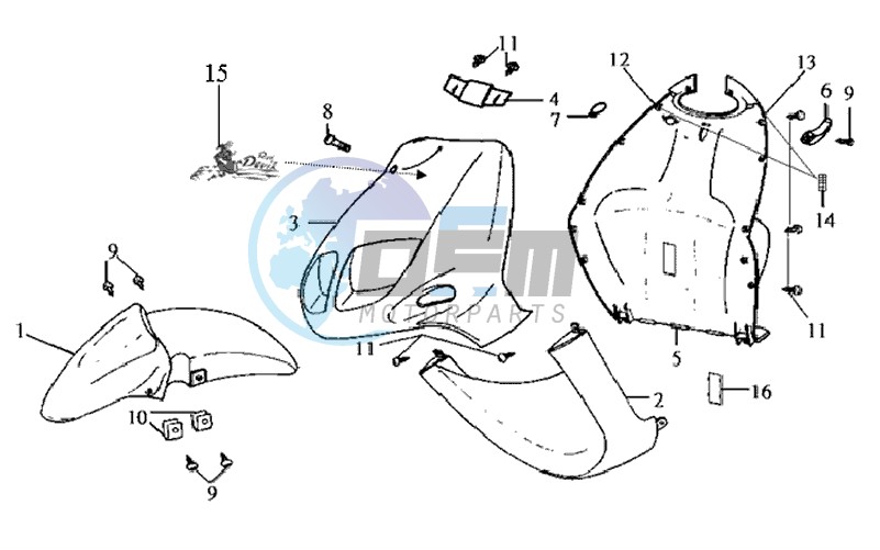 FR PLATE / FRONT FENDER