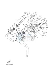 YXZ1000ES YXZ10YPSG YXZ1000R EPS SPECIAL EDITION (2HC8) drawing WATER PUMP