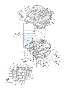 YZF-R1 998 R1 (2CRC 2CRD) drawing CRANKCASE