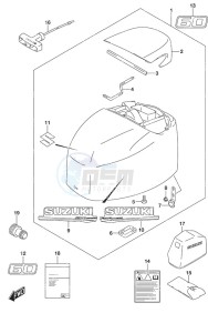 DF 60A drawing Engine Cover