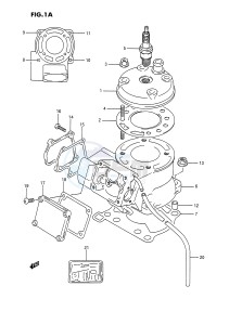 RM80 (E3) drawing CYLINDER (MODEL K)