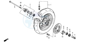 SK50M drawing FRONT WHEEL (2)