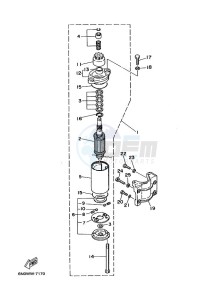 6D drawing STARTER-MOTOR