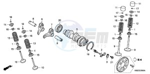 CRF150RC drawing CAMSHAFT/ VALVE