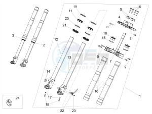 RX 125 E4 (APAC) drawing Fork