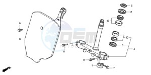 CRF150RB CRF150RB drawing STEERING STEM