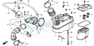 VT1100C2 drawing AIR CLEANER