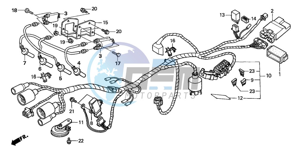 WIRE HARNESS (CB600F22)