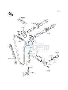 ZL 600 B [ELIMINATOR 600] (B2-B3) [ELIMINATOR 600] drawing CAMSHAFT-- S- -_TENSIONER