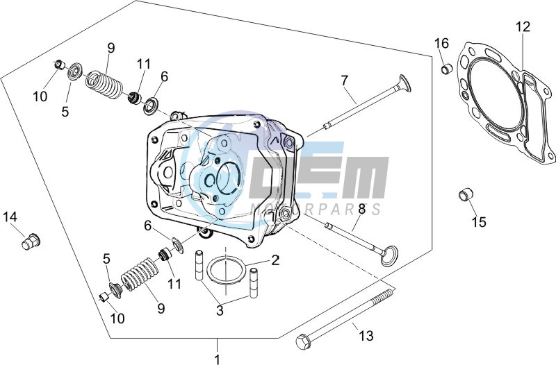 Cilinder head unit - Valve