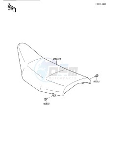 KX 500 C [KX500] (C1) [KX500] drawing SEAT