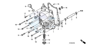 PES125R9 UK - (E / STC 2E) drawing RIGHT CRANKCASE COVER