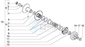 LX 150 USA drawing Driven pulley