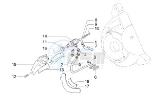 X8 125 drawing Secondary air system