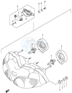 SV650 (E2) drawing HEADLAMP (SV650SX SY SK1 SK2 E2,E24)