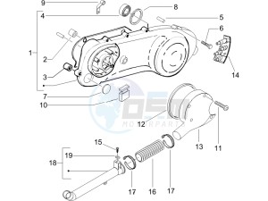 Runner 50 SP drawing Crankcase cover - Crankcase cooling