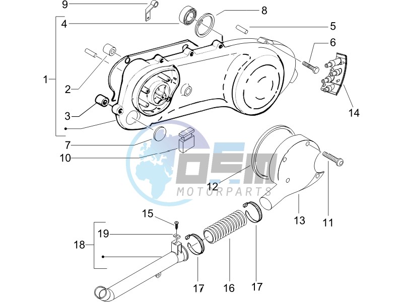 Crankcase cover - Crankcase cooling