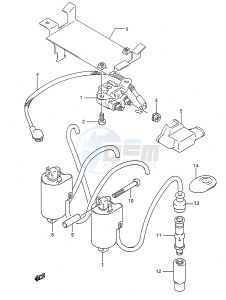 GSX-R750 (E28) drawing ELECTRICAL