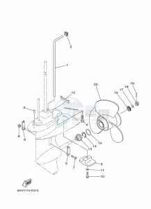 FT9-9LEX drawing LOWER-CASING-x-DRIVE-2