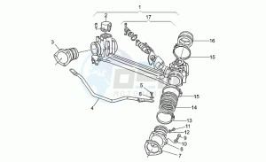 Sport Corsa 1100 drawing Throttle body