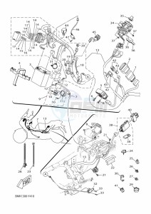 GPD155-A NMAX 150 (BBDG) drawing STAND & FOOTREST