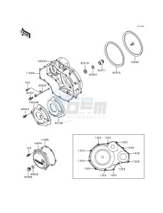 ZG 1000 A [CONCOURS] (A10-A14) [CONCOURS] drawing ENGINE COVER-- S- -