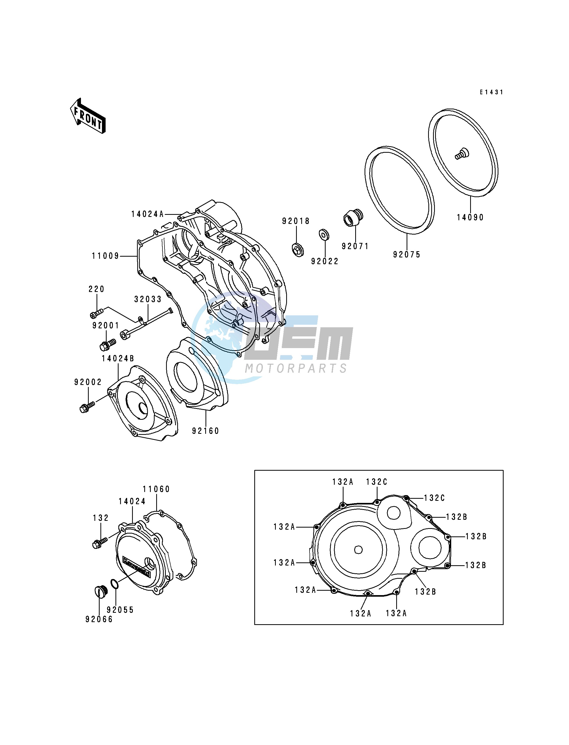 ENGINE COVER-- S- -